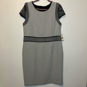 New with tags Nine West size 14 black and white sleeveless dress